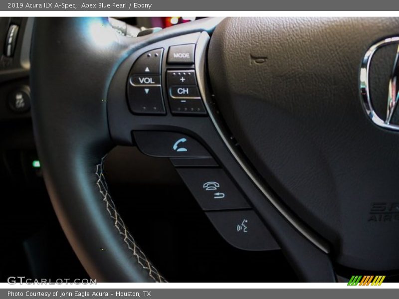 Apex Blue Pearl / Ebony 2019 Acura ILX A-Spec