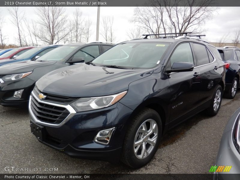 Storm Blue Metallic / Jet Black 2019 Chevrolet Equinox LT
