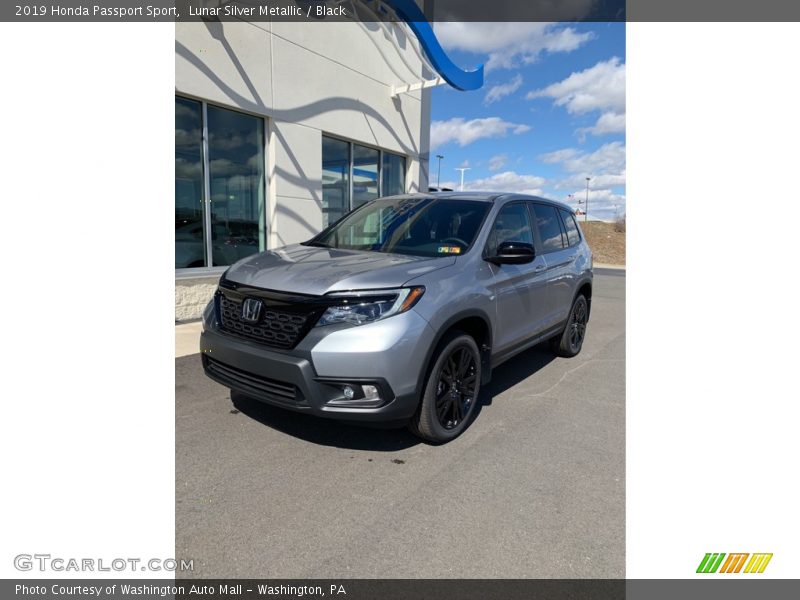 Lunar Silver Metallic / Black 2019 Honda Passport Sport