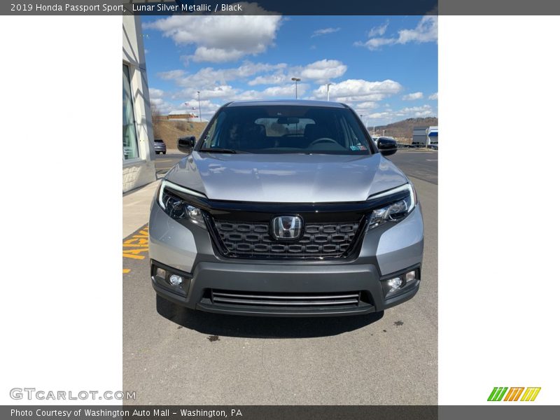 Lunar Silver Metallic / Black 2019 Honda Passport Sport