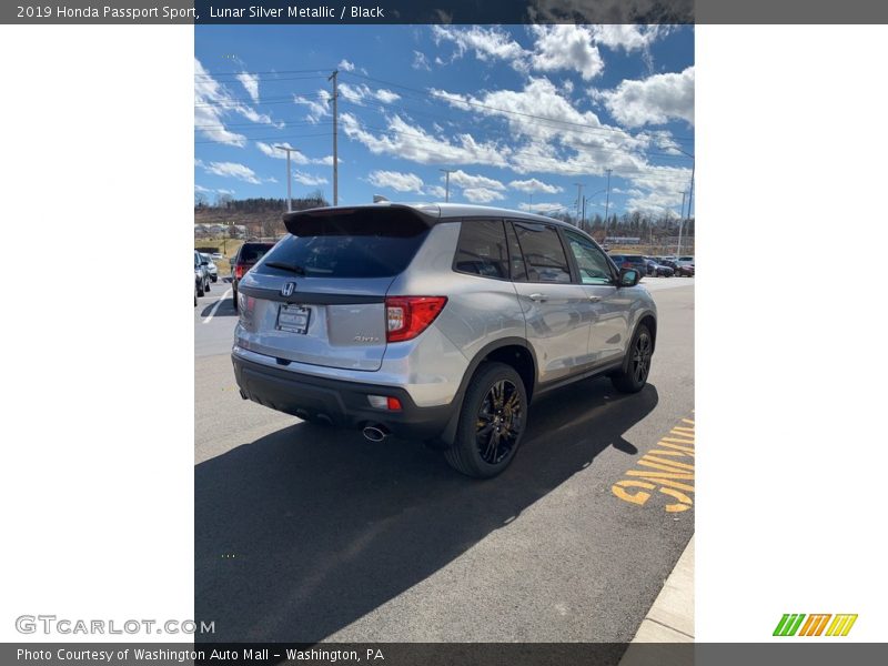 Lunar Silver Metallic / Black 2019 Honda Passport Sport