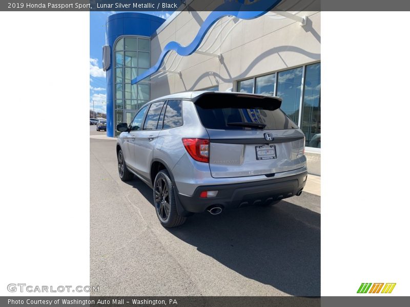 Lunar Silver Metallic / Black 2019 Honda Passport Sport