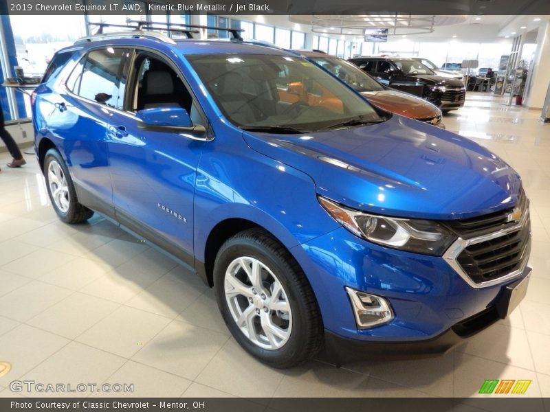 Kinetic Blue Metallic / Jet Black 2019 Chevrolet Equinox LT AWD