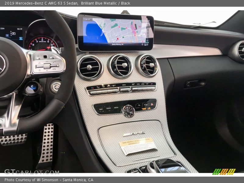 Controls of 2019 C AMG 63 S Sedan