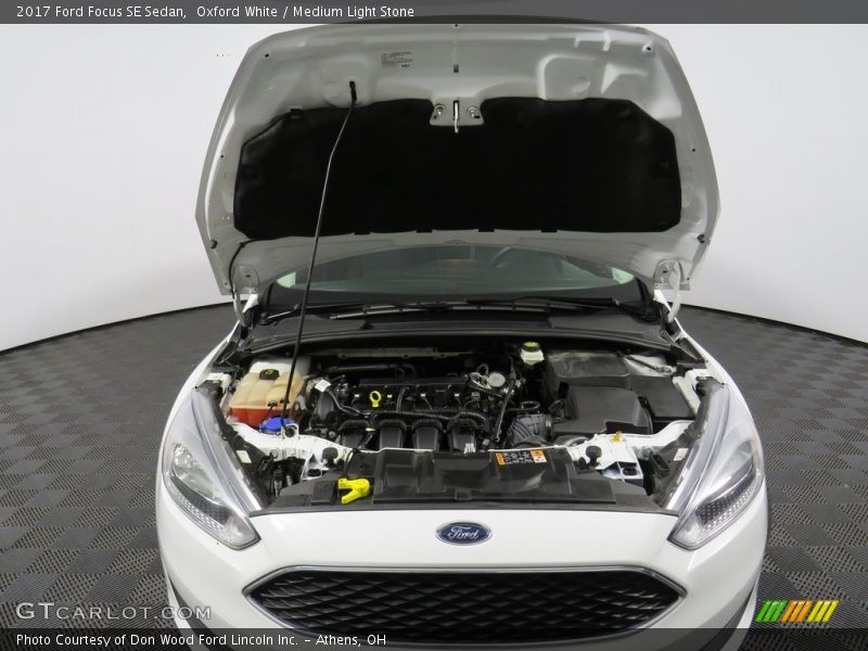 Oxford White / Medium Light Stone 2017 Ford Focus SE Sedan