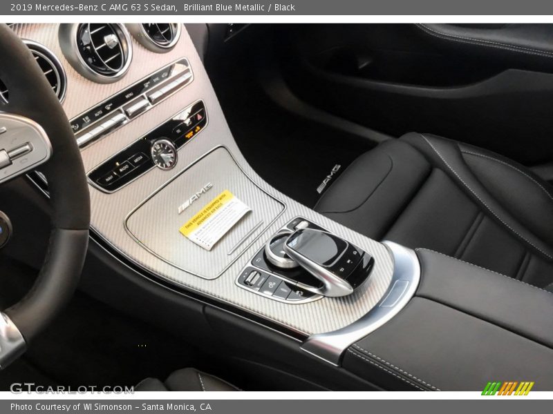 Controls of 2019 C AMG 63 S Sedan