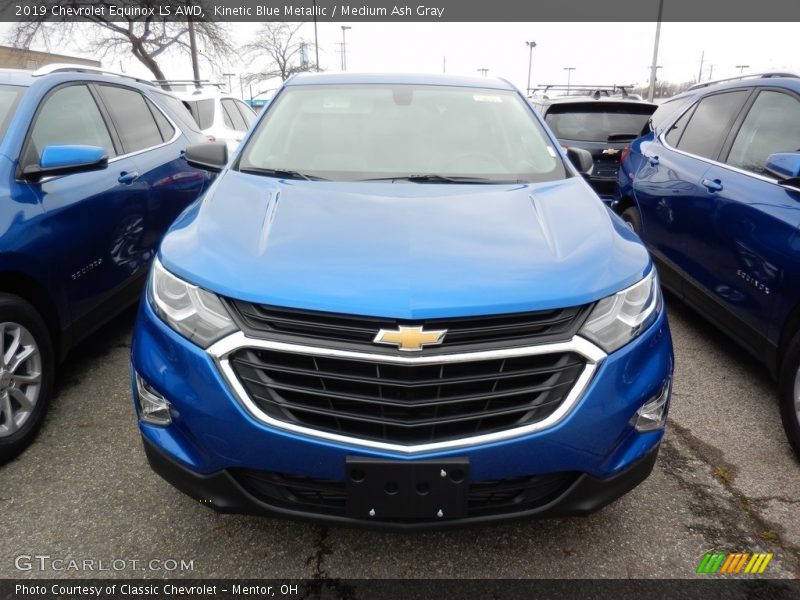 Kinetic Blue Metallic / Medium Ash Gray 2019 Chevrolet Equinox LS AWD