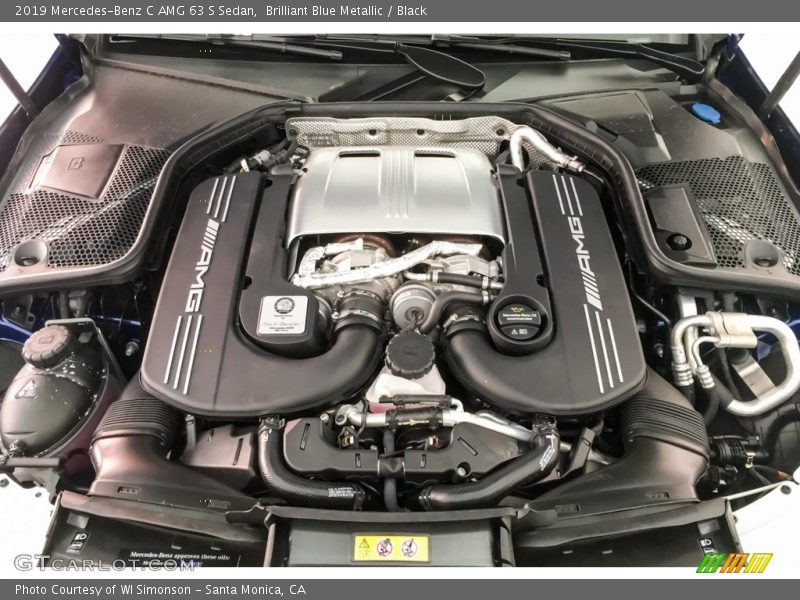  2019 C AMG 63 S Sedan Engine - 4.0 Liter biturbo DOHC 32-Valve VVT V8