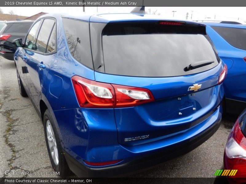 Kinetic Blue Metallic / Medium Ash Gray 2019 Chevrolet Equinox LS AWD