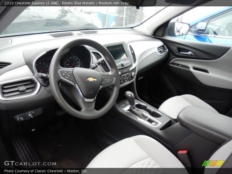 Kinetic Blue Metallic / Medium Ash Gray 2019 Chevrolet Equinox LS AWD