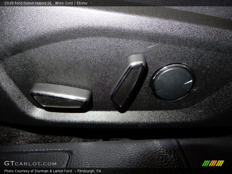 White Gold / Ebony 2018 Ford Fusion Hybrid SE