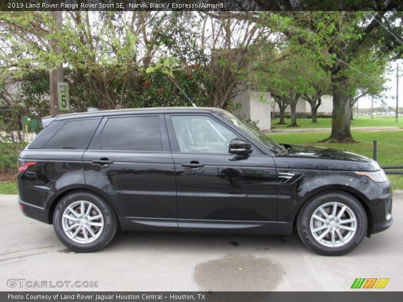 Narvik Black / Espresso/Almond 2019 Land Rover Range Rover Sport SE