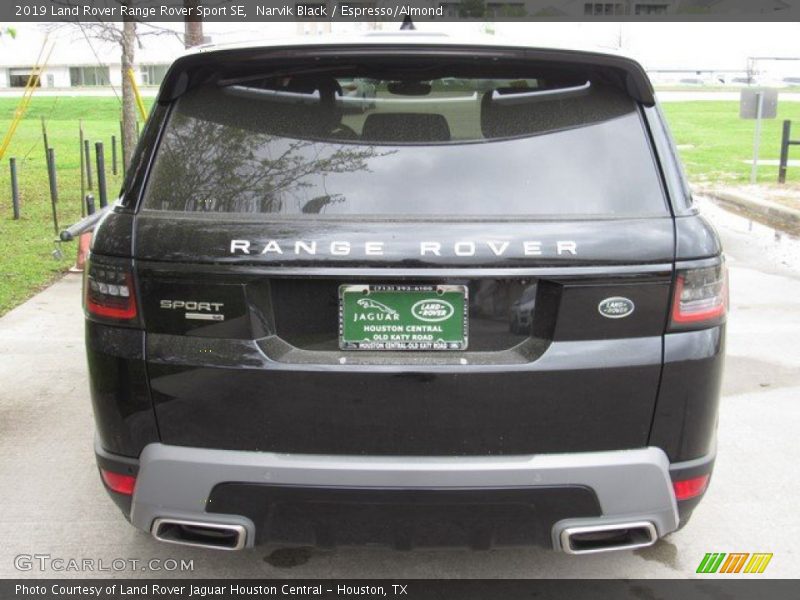Narvik Black / Espresso/Almond 2019 Land Rover Range Rover Sport SE