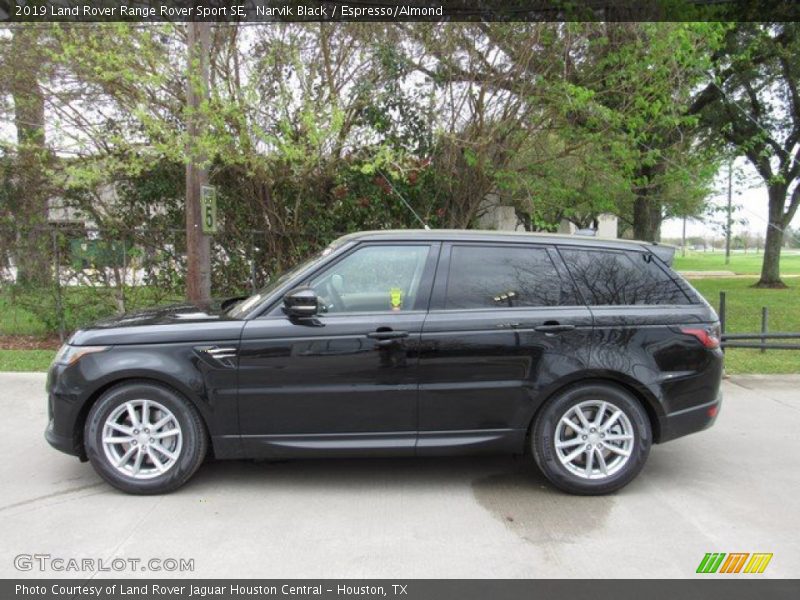 Narvik Black / Espresso/Almond 2019 Land Rover Range Rover Sport SE