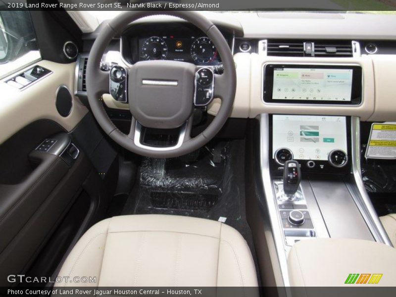 Narvik Black / Espresso/Almond 2019 Land Rover Range Rover Sport SE