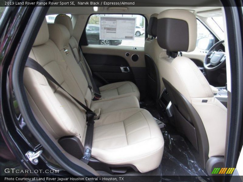 Narvik Black / Espresso/Almond 2019 Land Rover Range Rover Sport SE