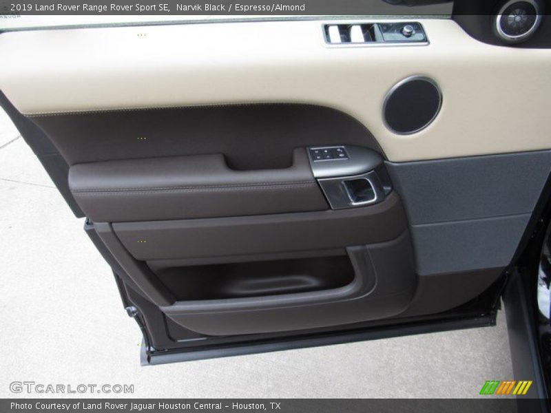 Narvik Black / Espresso/Almond 2019 Land Rover Range Rover Sport SE