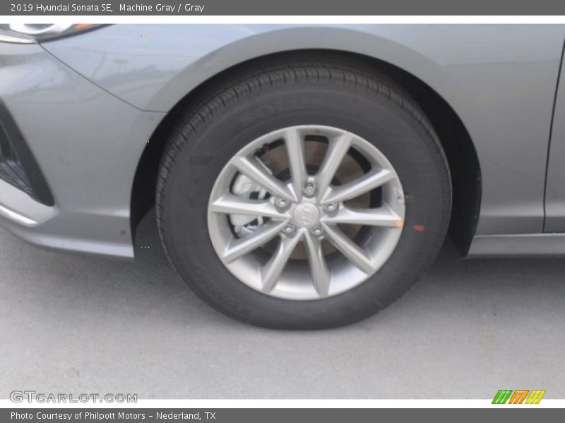Machine Gray / Gray 2019 Hyundai Sonata SE