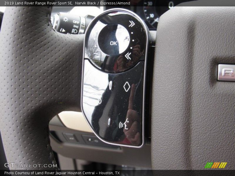 Narvik Black / Espresso/Almond 2019 Land Rover Range Rover Sport SE