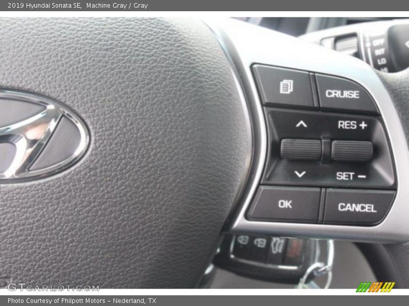 Machine Gray / Gray 2019 Hyundai Sonata SE
