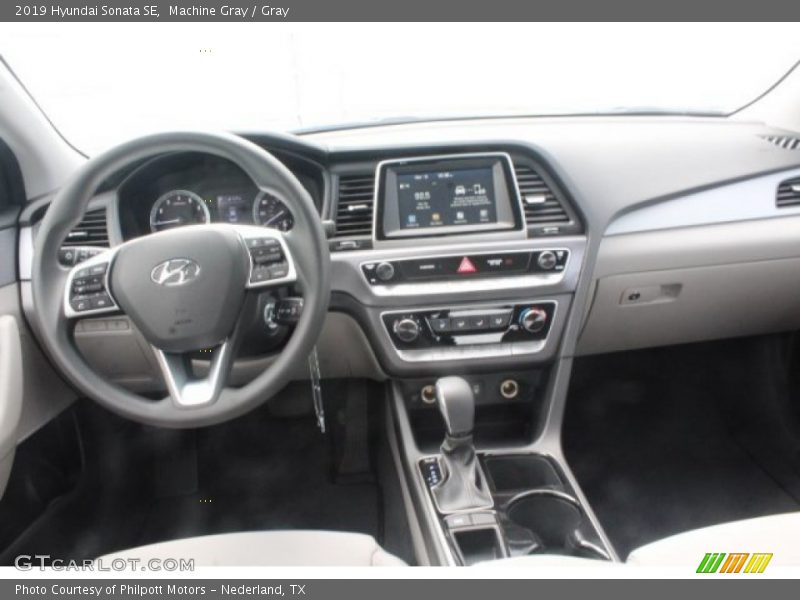 Machine Gray / Gray 2019 Hyundai Sonata SE
