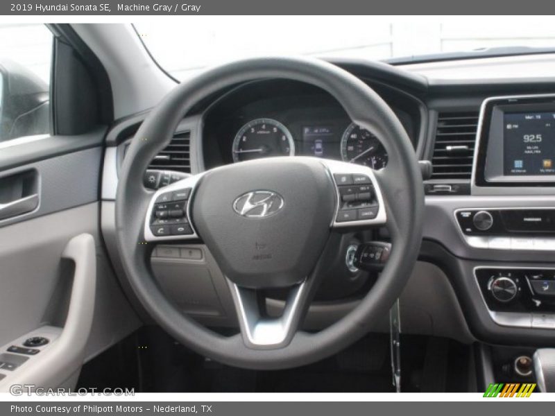 Machine Gray / Gray 2019 Hyundai Sonata SE