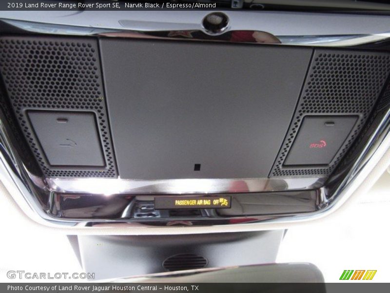 Narvik Black / Espresso/Almond 2019 Land Rover Range Rover Sport SE