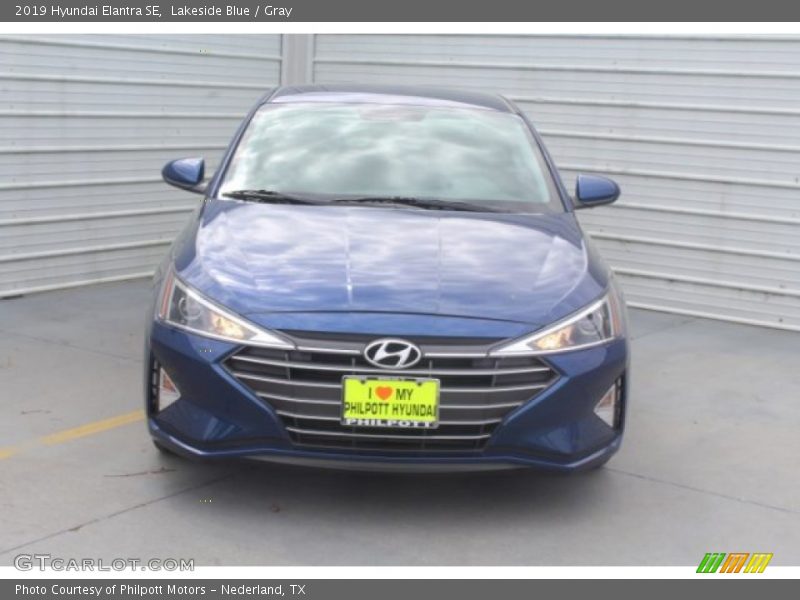 Lakeside Blue / Gray 2019 Hyundai Elantra SE