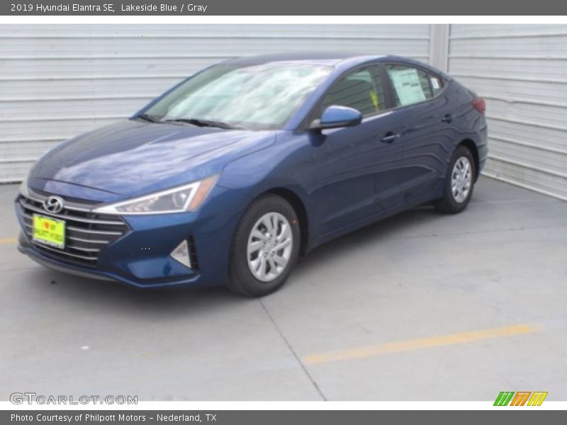 Lakeside Blue / Gray 2019 Hyundai Elantra SE