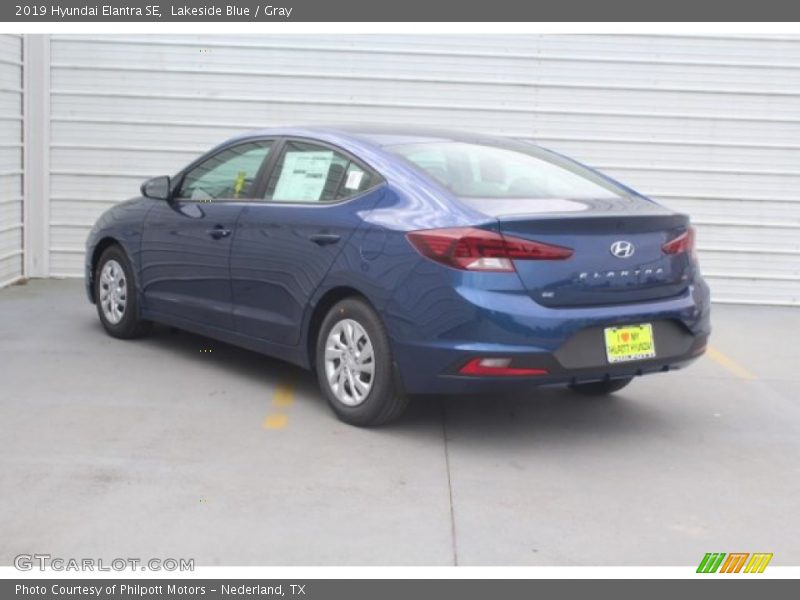 Lakeside Blue / Gray 2019 Hyundai Elantra SE