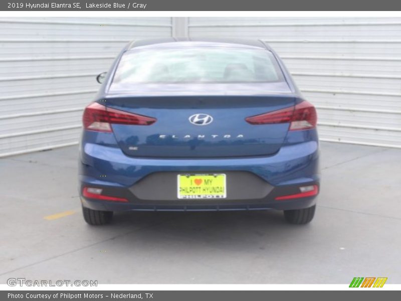 Lakeside Blue / Gray 2019 Hyundai Elantra SE