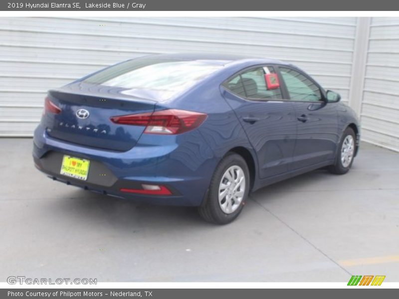 Lakeside Blue / Gray 2019 Hyundai Elantra SE