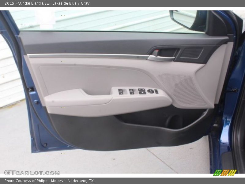 Lakeside Blue / Gray 2019 Hyundai Elantra SE