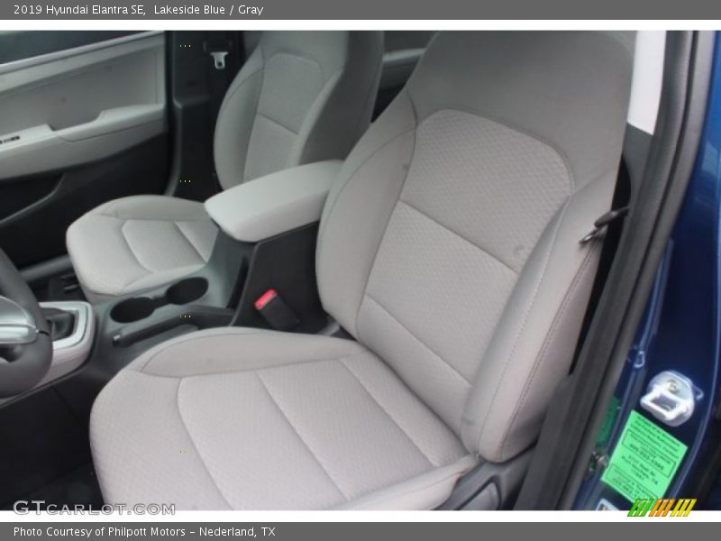 Lakeside Blue / Gray 2019 Hyundai Elantra SE