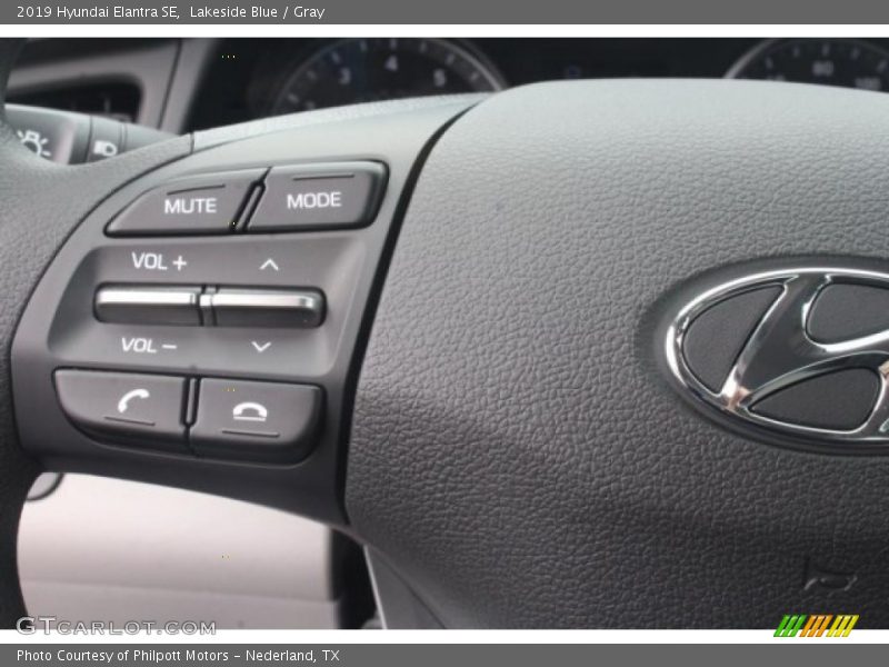 Lakeside Blue / Gray 2019 Hyundai Elantra SE