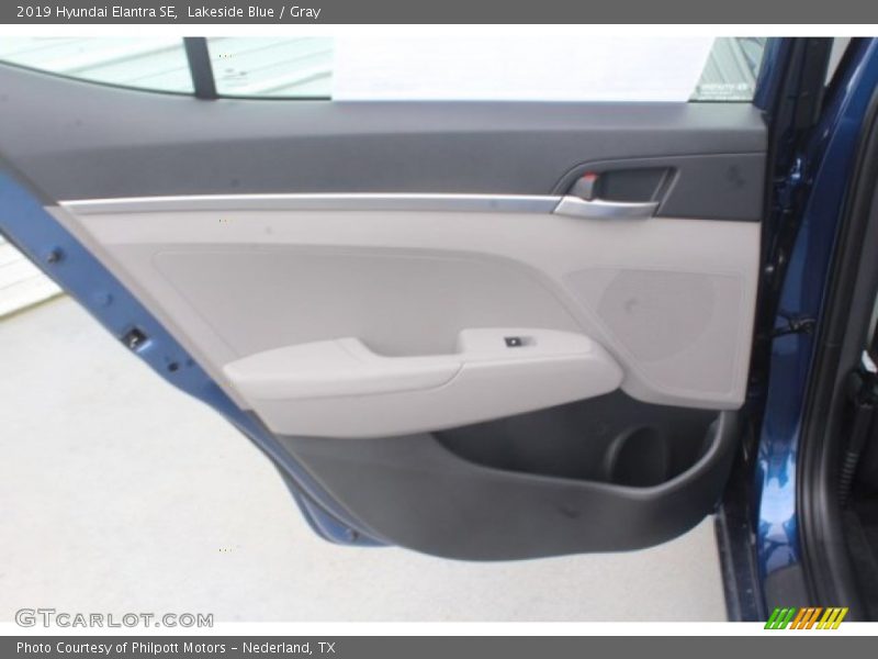 Lakeside Blue / Gray 2019 Hyundai Elantra SE