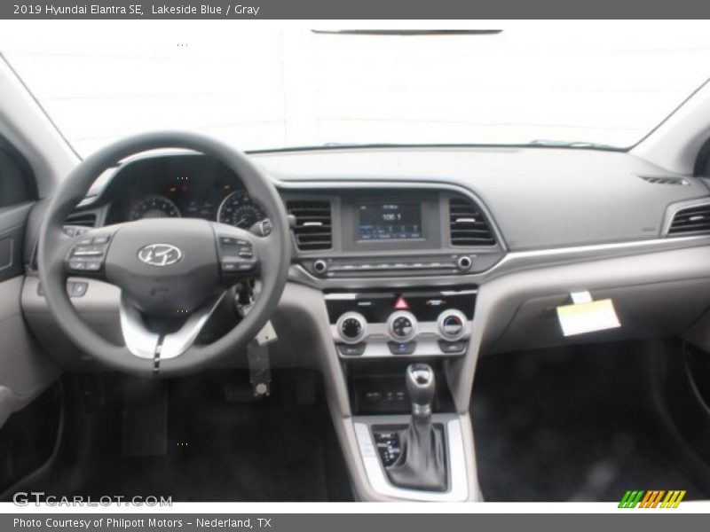 Lakeside Blue / Gray 2019 Hyundai Elantra SE