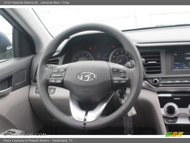 Lakeside Blue / Gray 2019 Hyundai Elantra SE