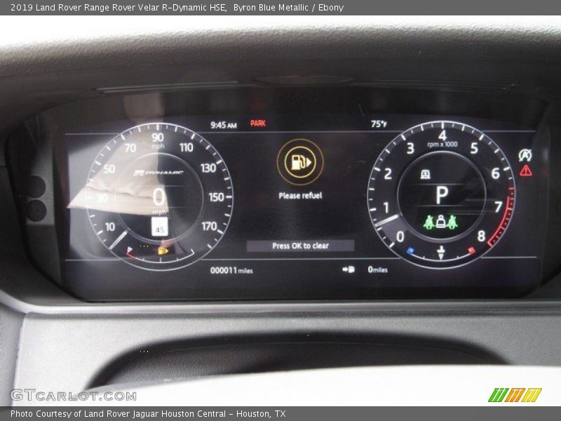  2019 Range Rover Velar R-Dynamic HSE R-Dynamic HSE Gauges