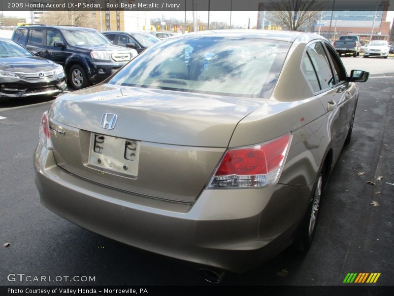 Bold Beige Metallic / Ivory 2008 Honda Accord LX-P Sedan