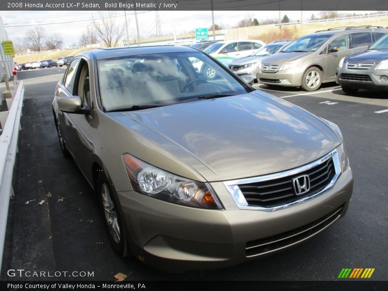 Bold Beige Metallic / Ivory 2008 Honda Accord LX-P Sedan