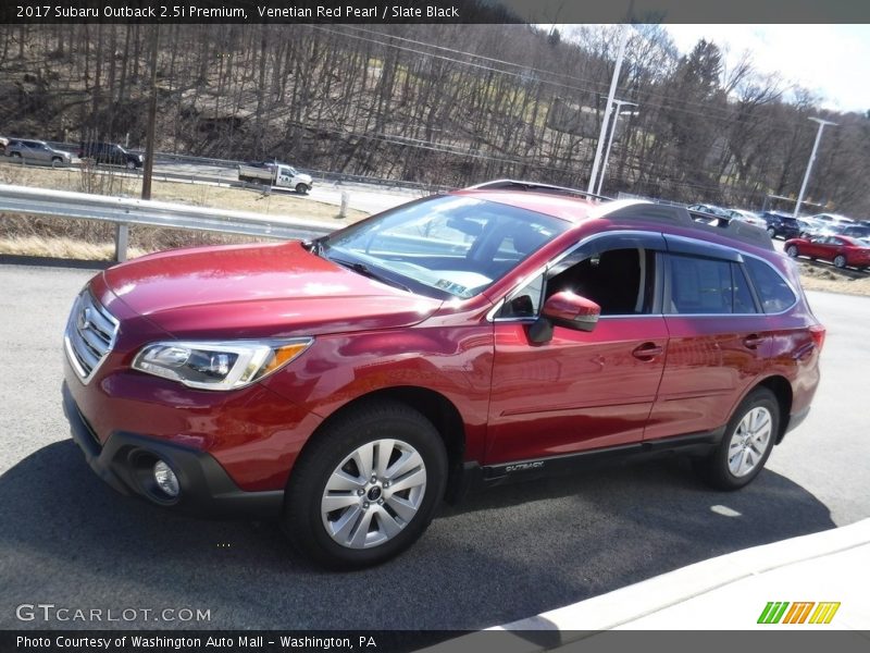 Venetian Red Pearl / Slate Black 2017 Subaru Outback 2.5i Premium