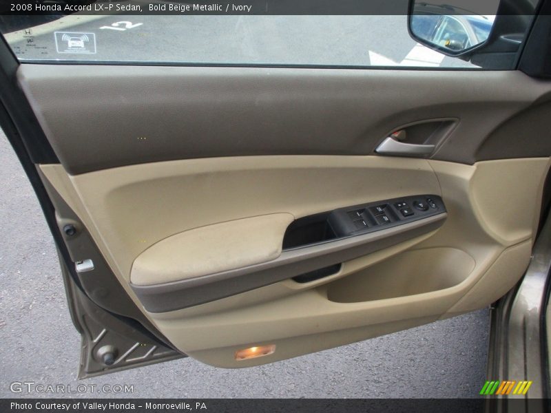 Bold Beige Metallic / Ivory 2008 Honda Accord LX-P Sedan
