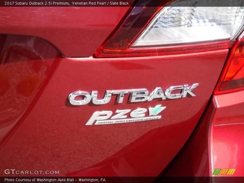 Venetian Red Pearl / Slate Black 2017 Subaru Outback 2.5i Premium