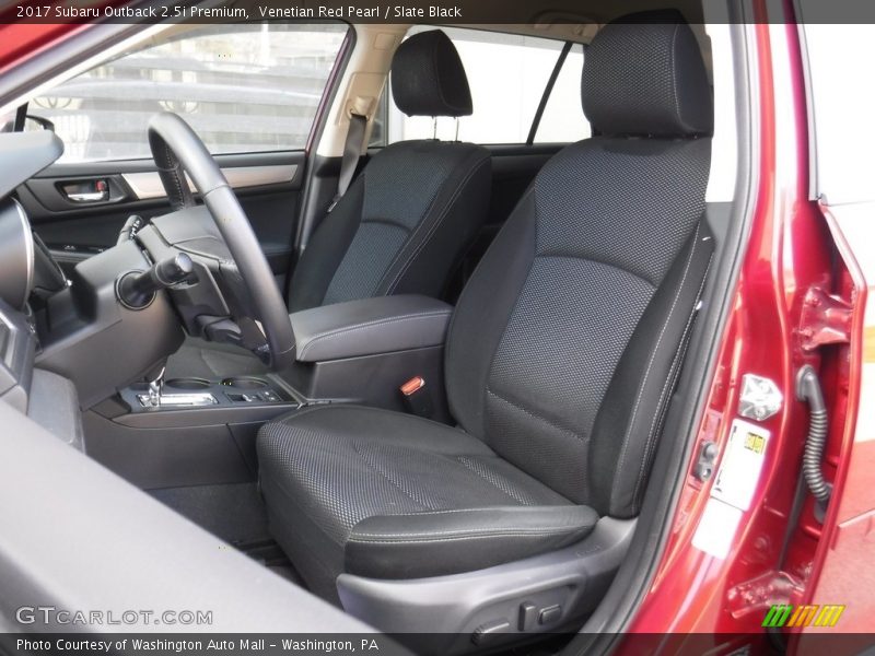 Venetian Red Pearl / Slate Black 2017 Subaru Outback 2.5i Premium