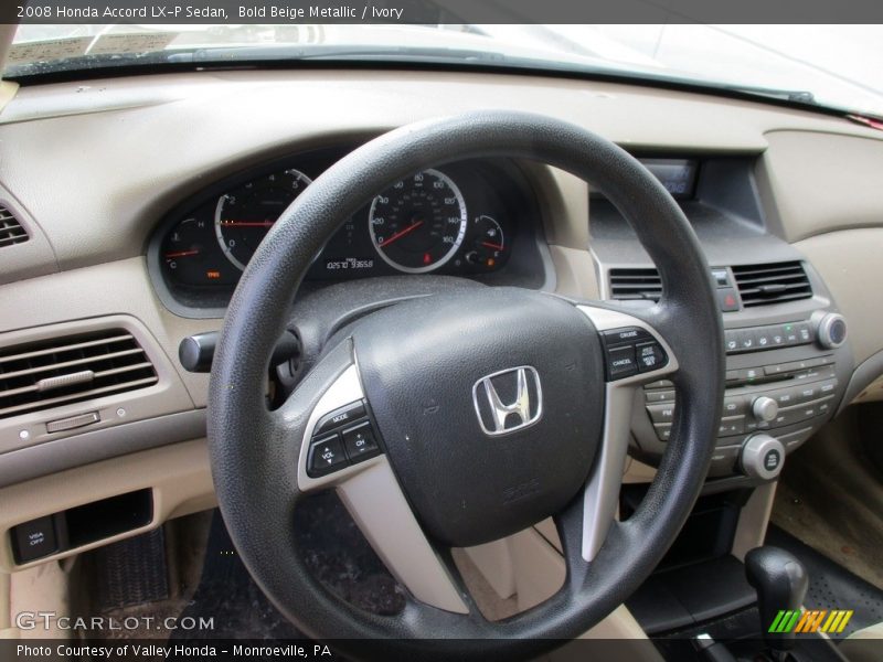 Bold Beige Metallic / Ivory 2008 Honda Accord LX-P Sedan
