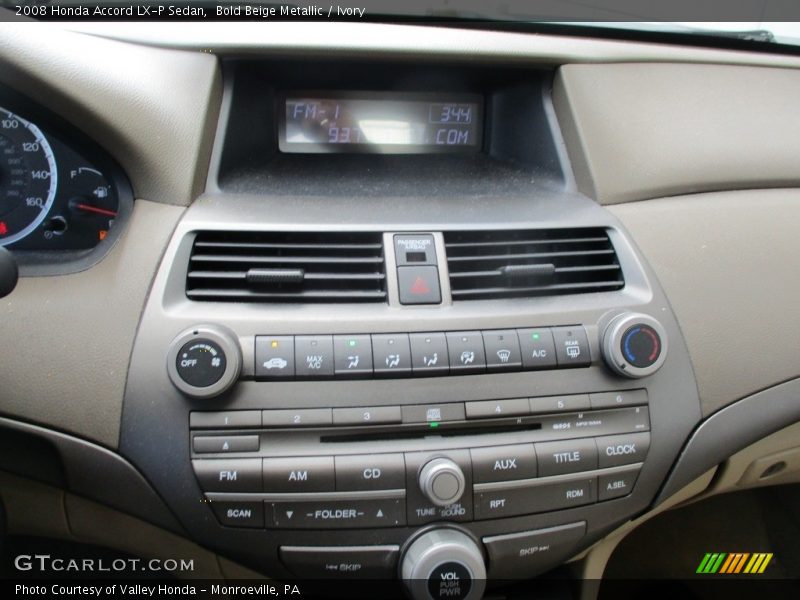 Bold Beige Metallic / Ivory 2008 Honda Accord LX-P Sedan