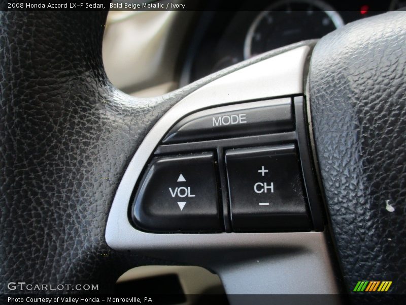 Bold Beige Metallic / Ivory 2008 Honda Accord LX-P Sedan