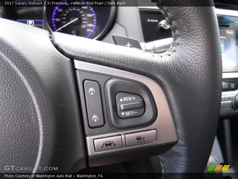 Venetian Red Pearl / Slate Black 2017 Subaru Outback 2.5i Premium