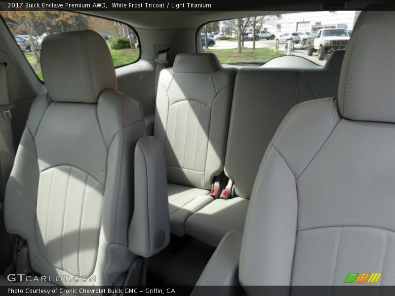 White Frost Tricoat / Light Titanium 2017 Buick Enclave Premium AWD
